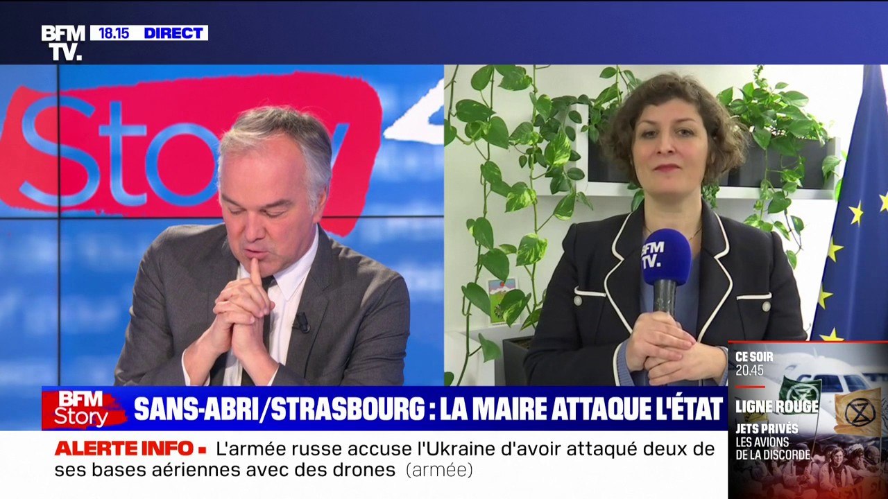 Nombre de sans-abri en France: "On n'a pas progressé du tout, on a peut-être même régressé", estime Jeanne Barseghian, maire de Strasbourg