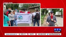 Empleados de AGROINSA se toman puente en Sabá exigiendo desalojo de invasores de tierras