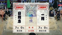 Sandanme Yusho - Hitoshi(Sd28e) vs Kazuto(Sd66w) - Kyushu 2022, Day 15