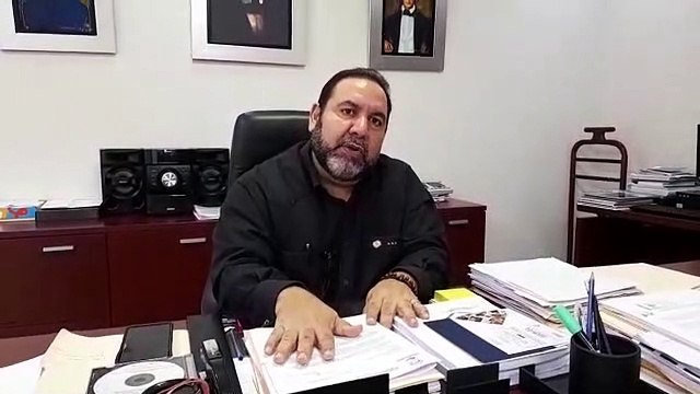 Senador Rogelio Genao dando declaraciones