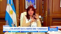 “Van a dictar la sentencia”: Cristina Fernández de Kirchner aseguró que espera una condena en su contra