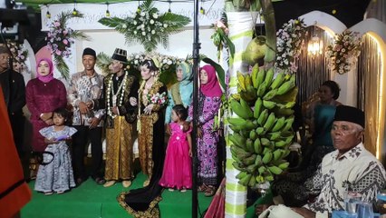 traditional party maried in vilage, central java