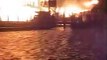Fire Engulfs Seaport Marine in Connecticut