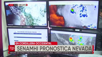 Senamhi reporta nevadas, lluvias y bajas temperaturas en el occidente del país 