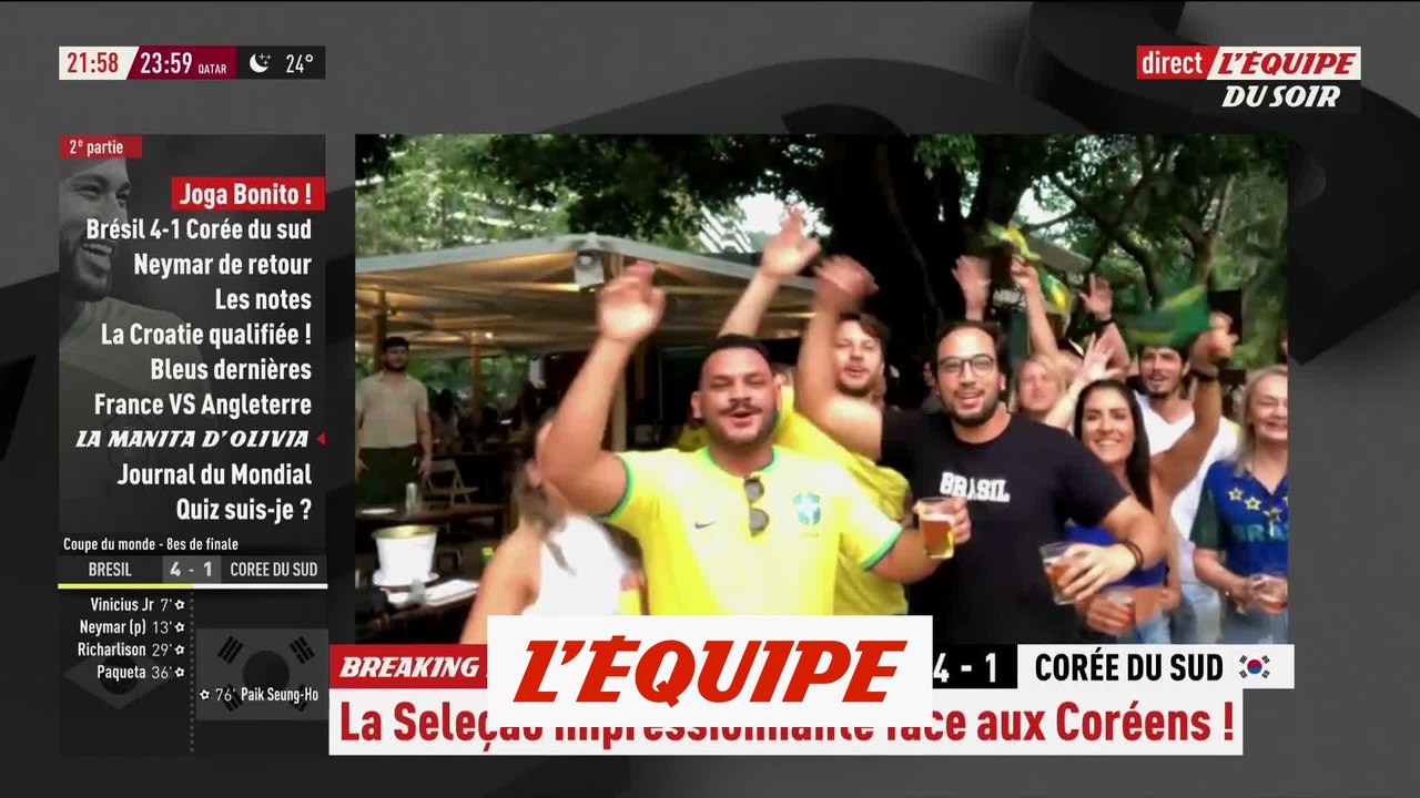 Le Brésil, facile vainqueur de la Corée du Sud, affrontera la Croatie en quarts - Foot - CM 2022