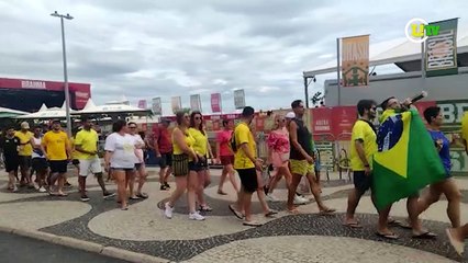 Veja como foi o jogo de hoje no FIFA fan fest
