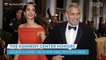 George Clooney Fixes Wife Amal's Dress Train While on Kennedy Center Honors Red Carpet