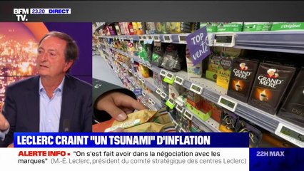 Pour Michel-Édouard Leclerc, les industriels "peuvent participer à l'effort de dilution de la hausse des prix"