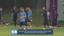 FOOTBALL: FIFA World Cup: Messi leads Argentina training ahead of the match against the Netherlands