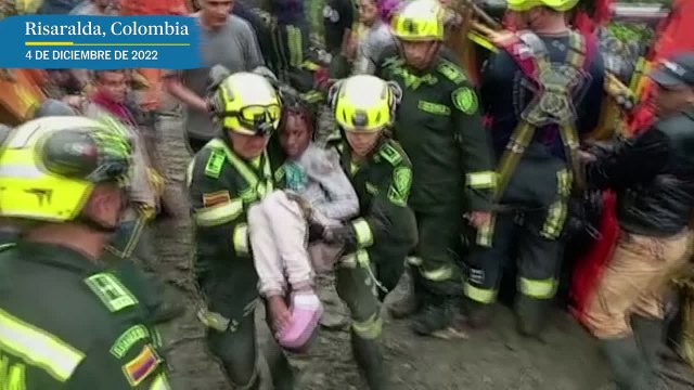 Derrumbe en una vía de Risaralda, Colombia, deja 34 muertos