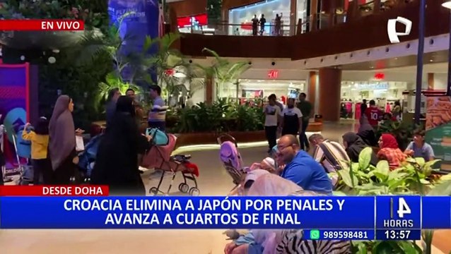 Qatar 2022: Hinchas croatas celebran triunfo ante Japón