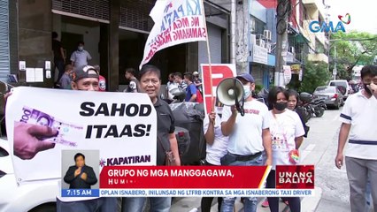 Grupo ng mga manggagawa, humiling ng P100 dagdag-sahod | UB