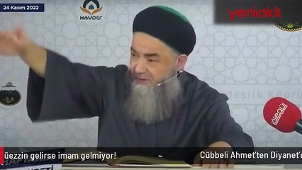 Cübbeli Ahmet Hoca: Cami cemaat bitti o işler