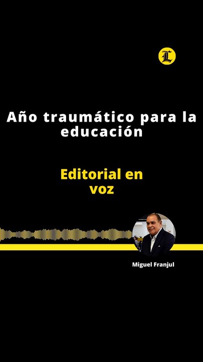Editorial del director: Año traumatico para la educación