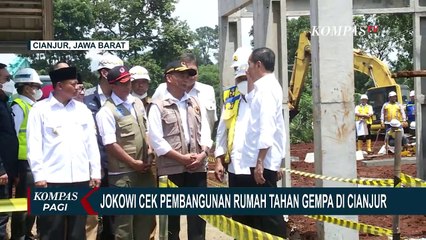 Jokowi Cek Pembangunan Rumah untuk Korban Gempa Cianjur: 80 Unit Akan Tersedia di Desember 2022!