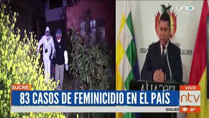83 casos de feminicidios en el país