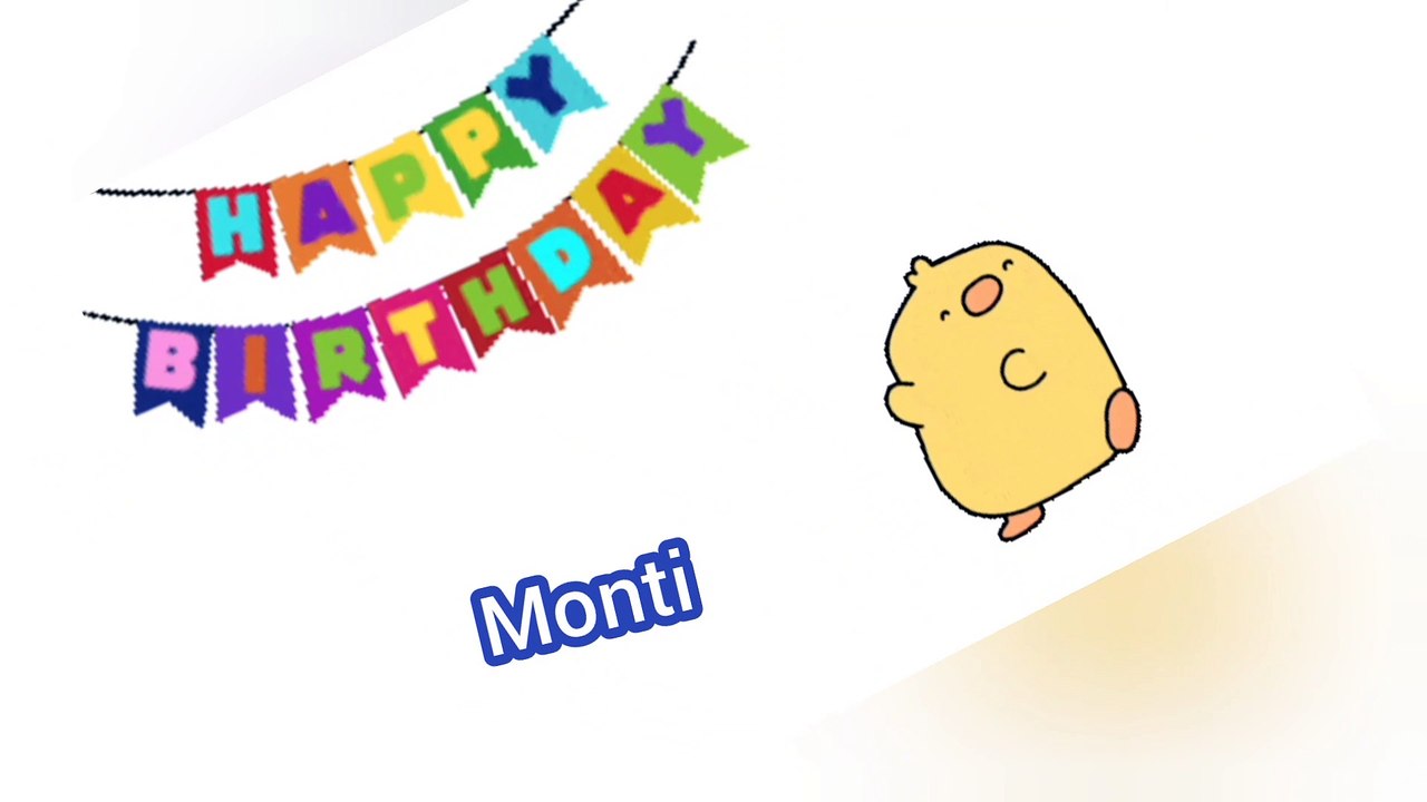 Monti birthday song