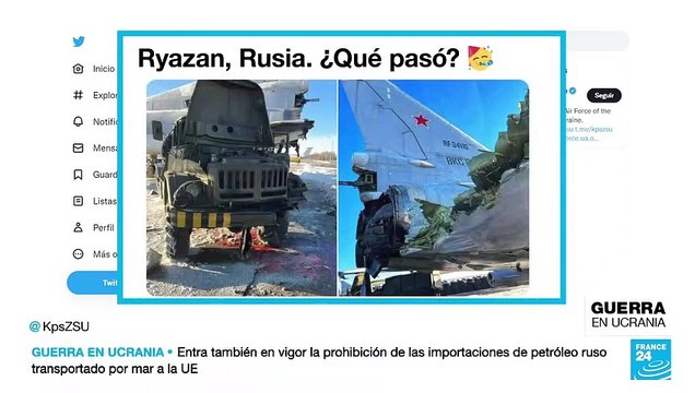 Rusia denuncia ataques con drones ucranianos a aeródromos lejos de línea de frente