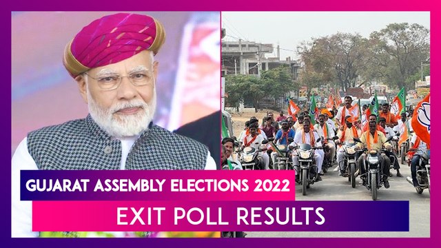 Exit Poll Results Of Gujarat Assembly Elections 2022: BJP Set To Win For Seventh Consecutive Time