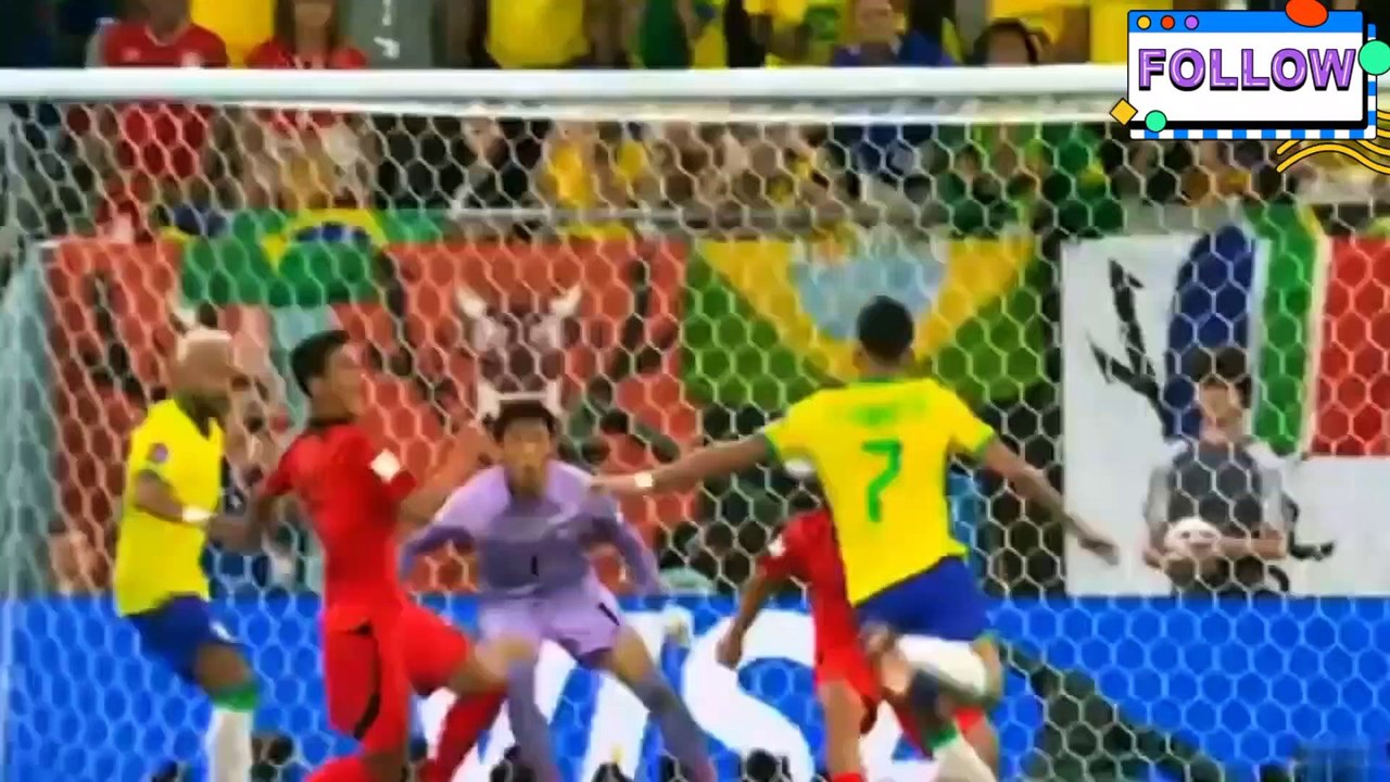 cuplikan pertandingan brazil vs south korea -  world cup 2022