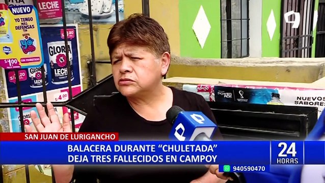 Balacera durante 'chuletada' en SJL: presuntos barristas habrían disparado contra tres jóvenes