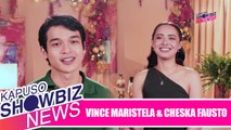 Kapuso Showbiz News: Vince Maristela at Cheska Fausto, pinaghandaan ang 'Luv is: Caught in His Arms'