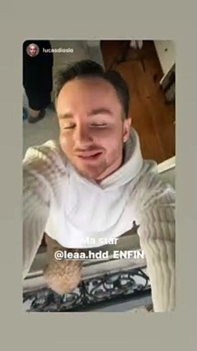 Léa (Star Academy) avec le make up artist Lucas Dioslo