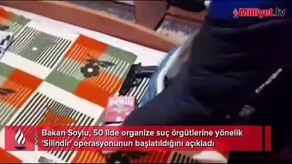 Suç örgütlerine 'Silindir' operasyonu! Bakan Soylu: 400 şüpheli gözaltında