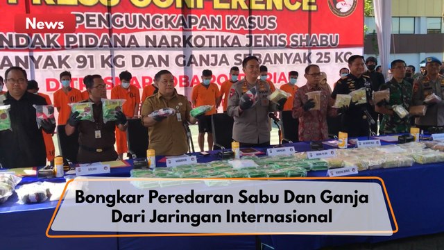 Polda Riau Bongkar Peredaran 91 Kg Sabu Dan 25 Kg Ganja Dari Jaringan Internasional