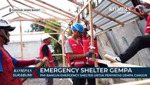 PMI Bangun Emergency Shelter Untuk Penyintas Gempa Cianjur