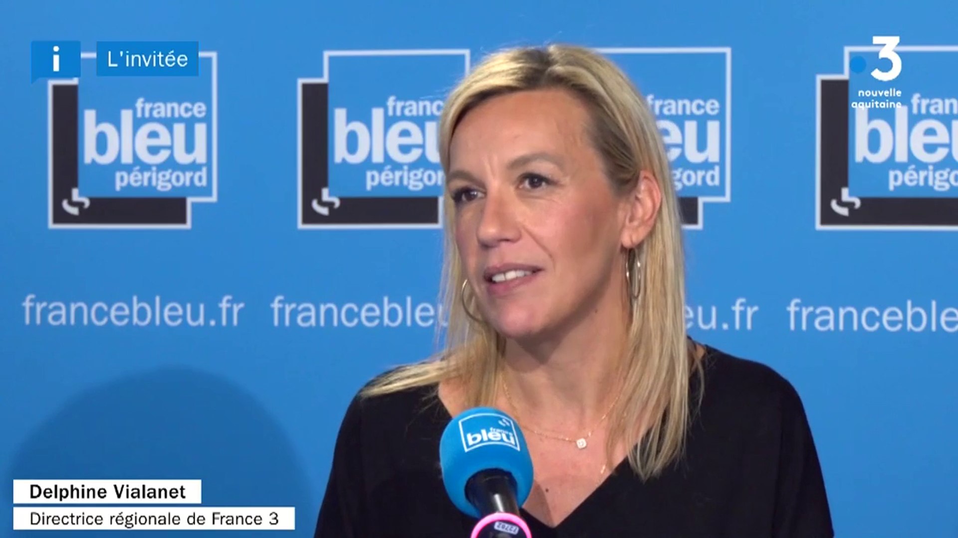 Delphine Vialanet, Directrice Régionale de France 3 Nouvelle Aquitaine -  Vidéo Dailymotion