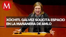 Xóchitl Gálvez pide a AMLO un espacio en 'La Mañanera' para hablar de programas sociales