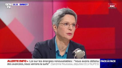 Sandrine Rousseau: "La France est le pays européen qui a le plus de retard dans le développement des énergies renouvelables"