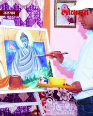 हातांची कमाल! शब्द झाले बोलके... साक्षात बाबासाहेब अवतरले..-