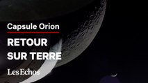 La capsule Orion de la Nasa au plus près la Lune