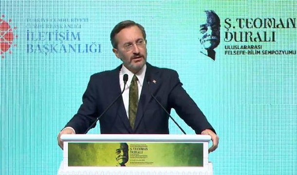 Cumhurbaşkanlığı İletişim Başkanı Altun, Ş.Teoman Duralı Uluslararası Felsefe-Bilim Sempozyumu nda konuştu (4)