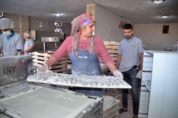 Kadın girişimci aldığı destekle lokum üretim tesisini kurdu