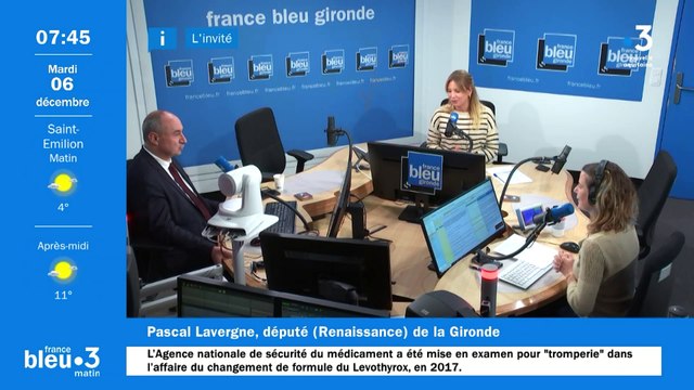 Arrachage des vignes en Gironde : Pascal Lavergne, député Renaissance de la 12e circonscription de la Gironde, invité de France Bleu Gironde