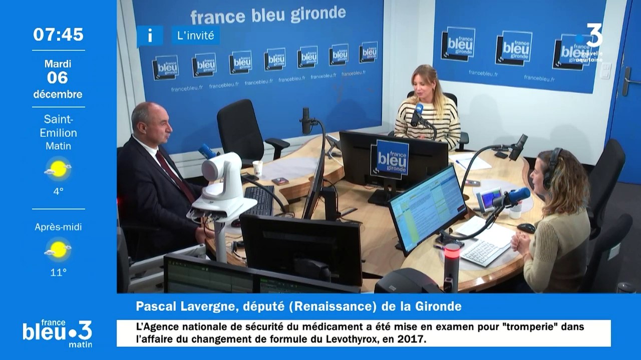 Arrachage des vignes en Gironde : Pascal Lavergne, député Renaissance de la 12e circonscription de la Gironde,  invité de France Bleu Gironde