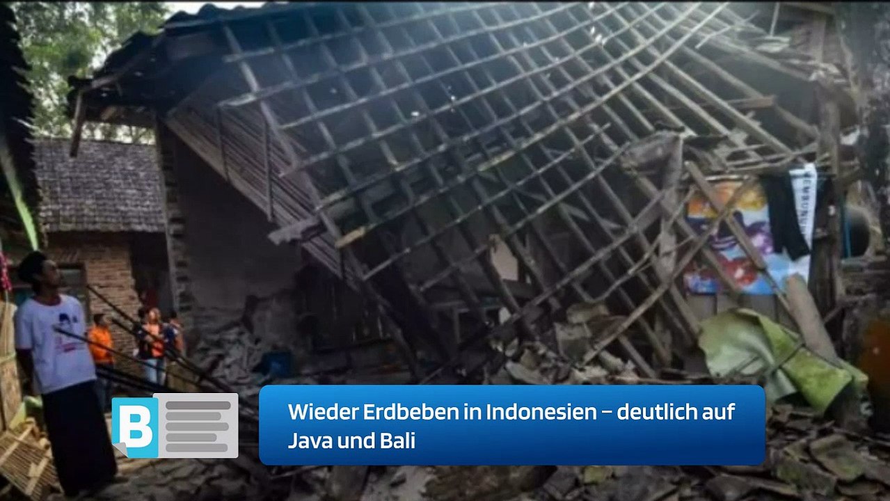 Wieder Erdbeben in Indonesien – deutlich auf Java und Bali