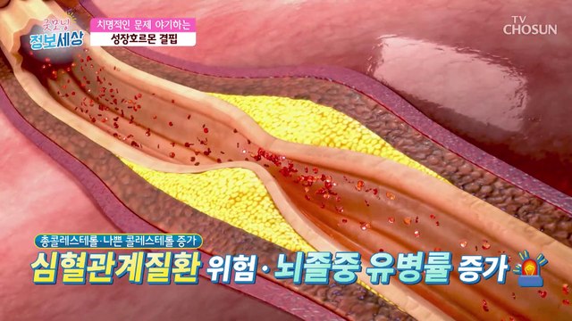 나이가 들수록 줄어드는 성장호르몬 높이는 비법은? TV CHOSUN 221206 방송