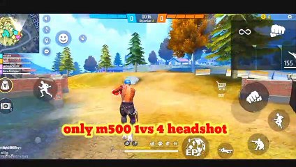 Free fire m500 headshot video