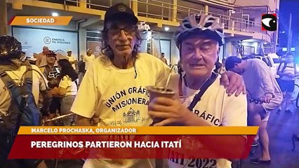 Peregrinos partieron Hacia Itatí