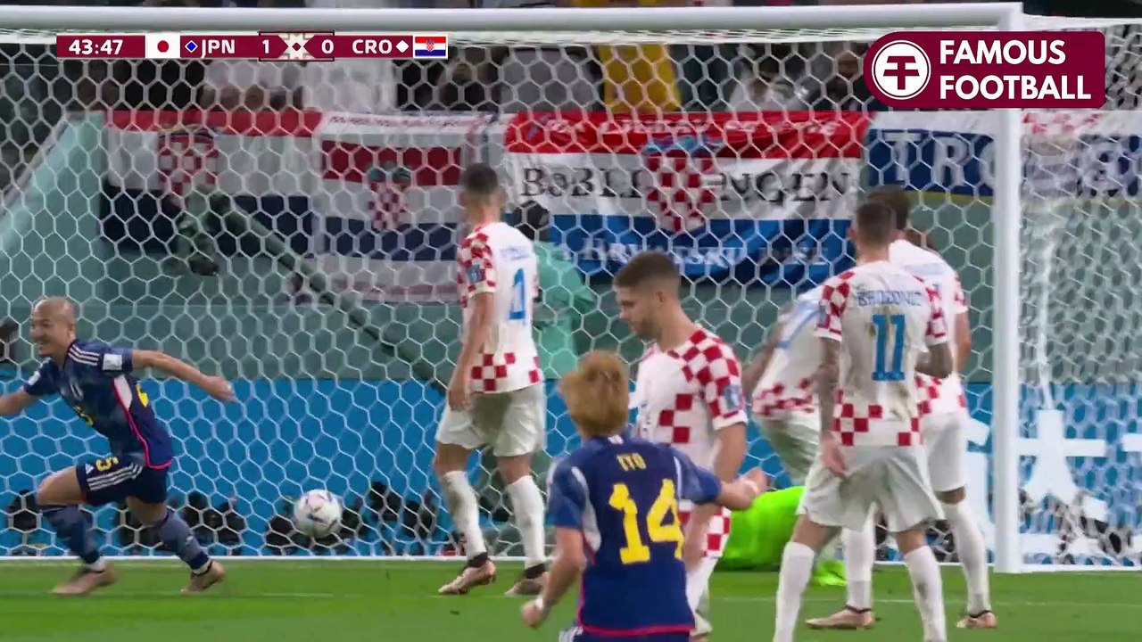 Match Highlights - Japan 1 vs 1 Croatia (1:3 on PEN) - Matchday 53 - World Cup Qatar 2022 | Famous Football