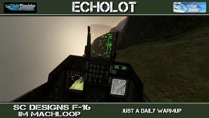 Microsoft Flight Simulator: SC Designs F-16 tägliche Aufwärmrunde im Mach Loop