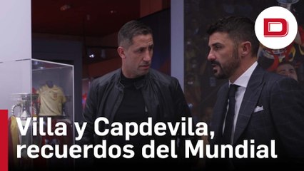 Villa y Capdevila, recuerdos de la primera estrella antes del duelo contra Marruecos