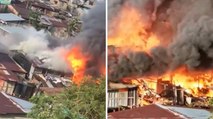 Emergencia en Quibdó: voraz incendio consumió al menos 20 viviendas