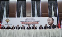 Cumhurbaşkanı Erdoğan, CHP'li 11 büyükşehir belediyesinin AK Parti grup başkanvekillerini kabul etti