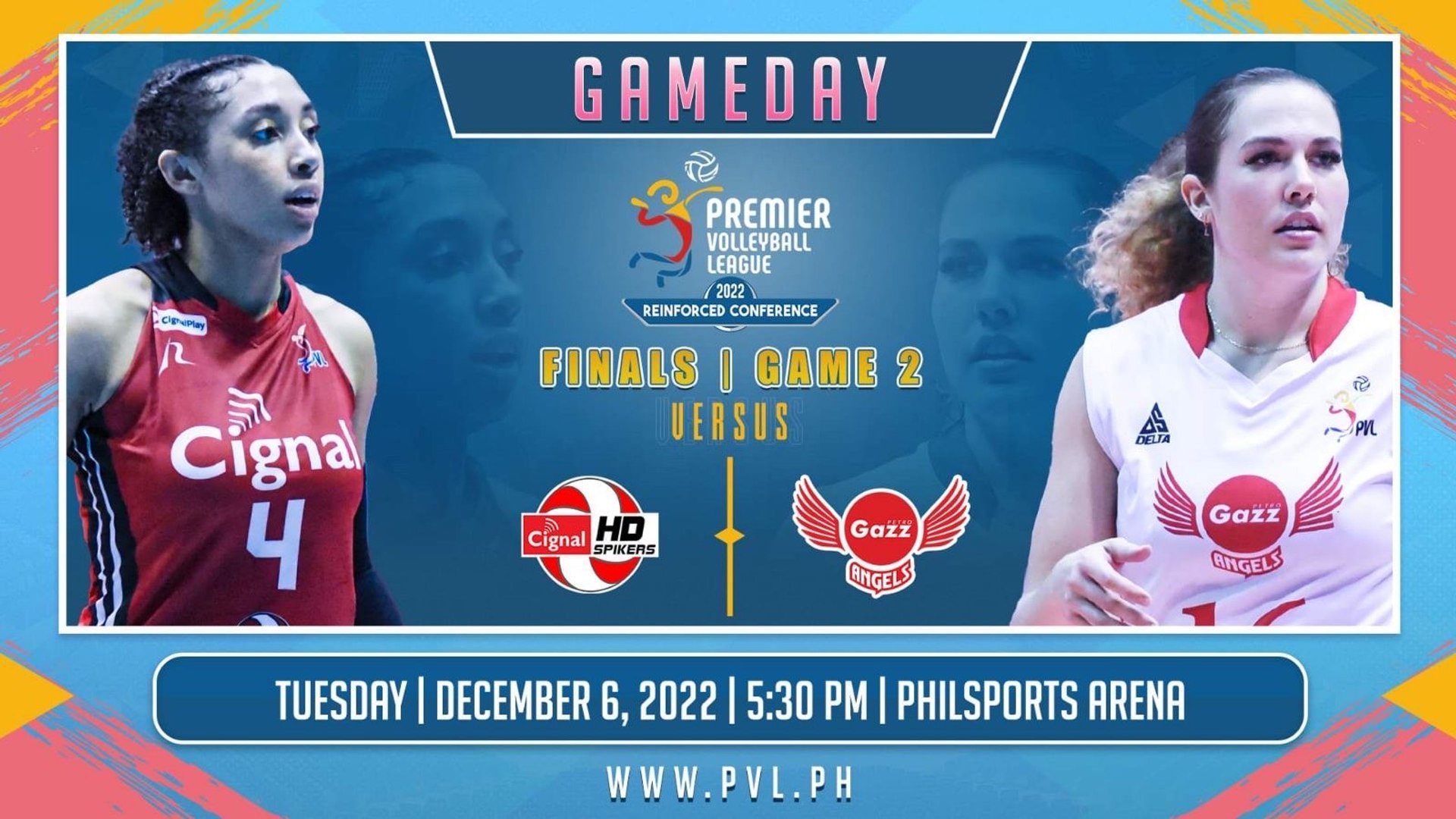 GAME 2 DECEMBER 06, 2022 CIGNAL HD SPIKERS vs PETRO GAZZ ANGELS FINALS GAME 2 2022 PVL REINFORCED CONFERENCE