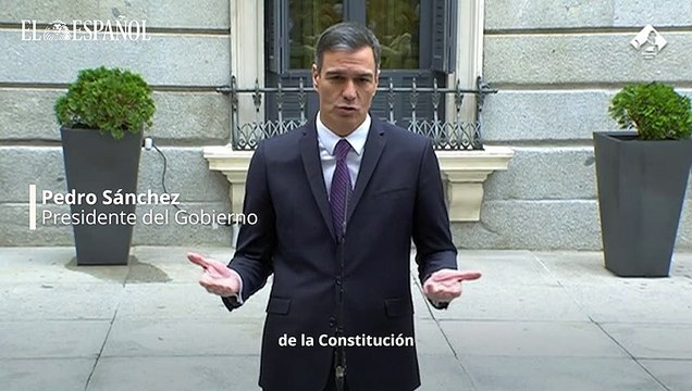 Declaraciones de Pedro Sánchez durante los actos del Día de la Constitución